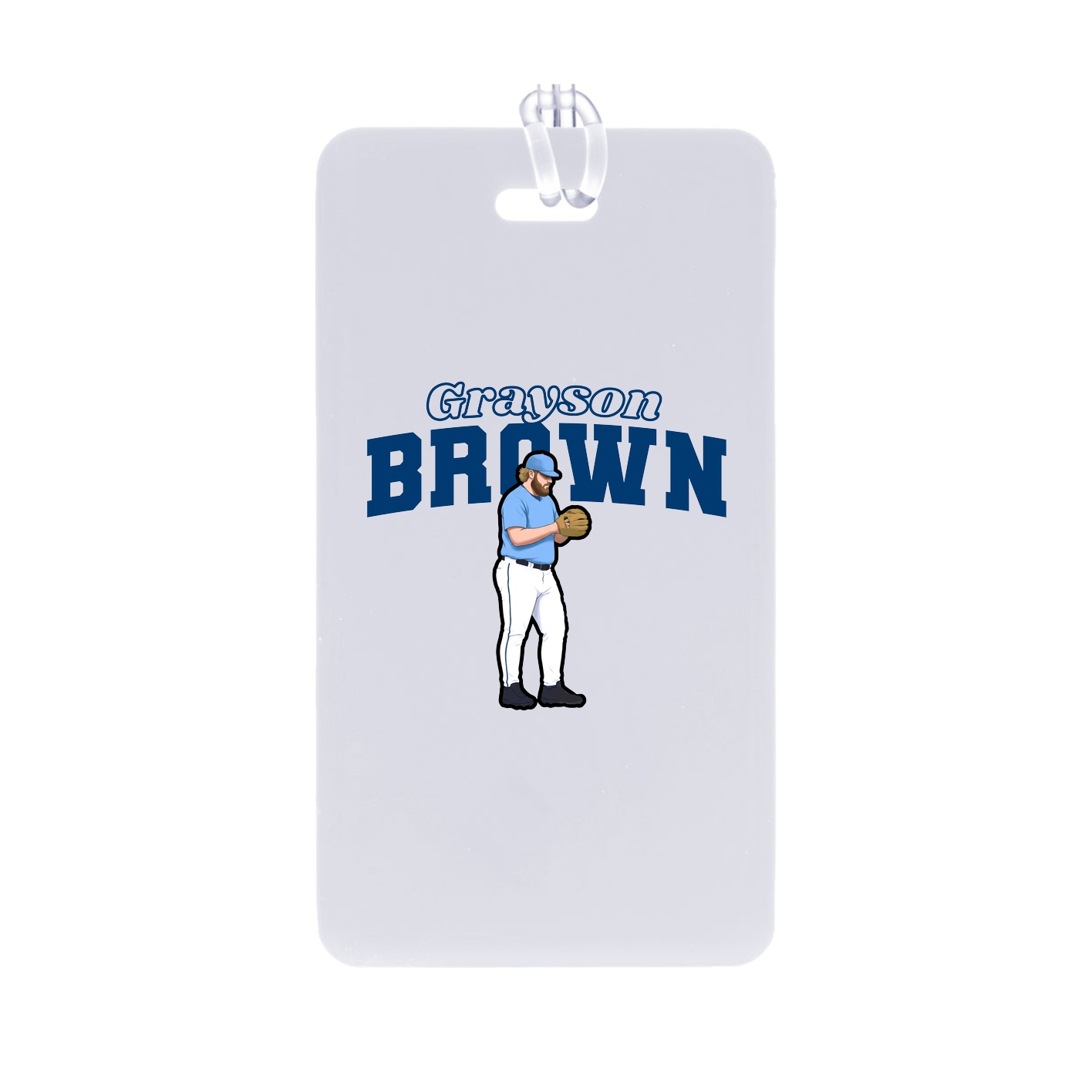 Bag Tag — Name Arch in Classic