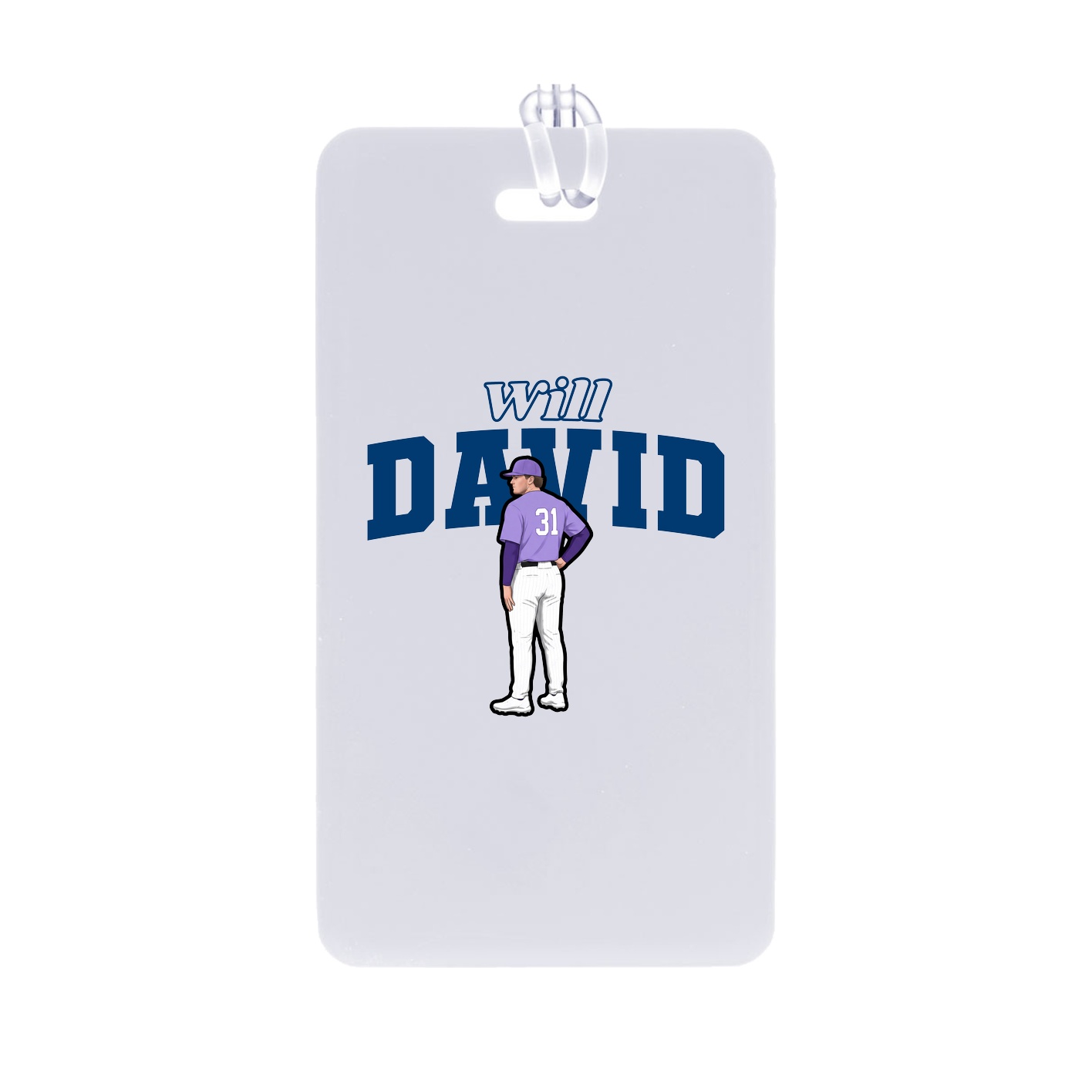 Bag Tag — Name Arch in Classic