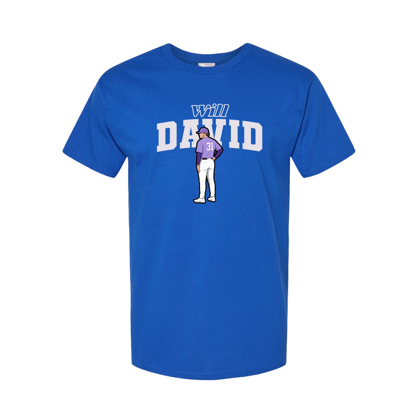 Tee — Name Arch in Royal