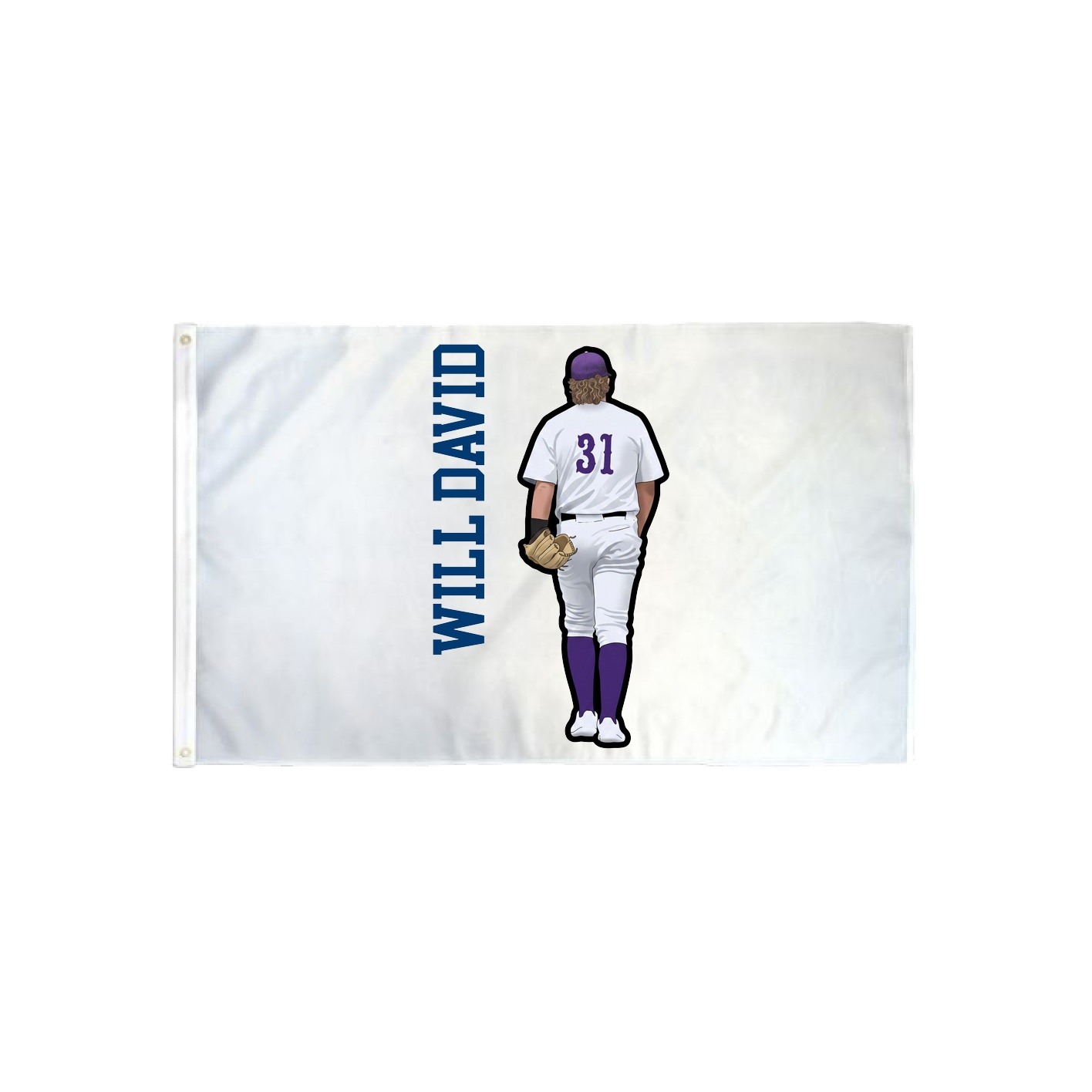 3x5 Flag — Name Vertical in Classic