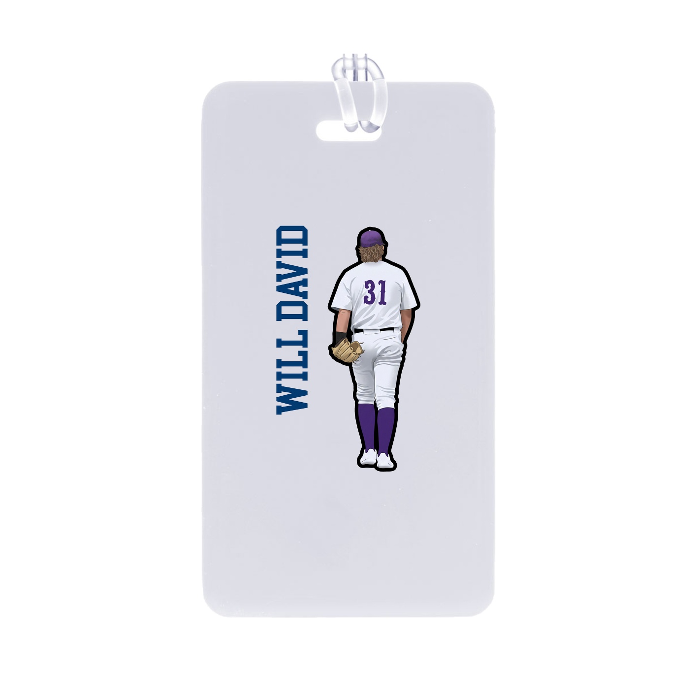 Bag Tag — Name Vertical in Classic