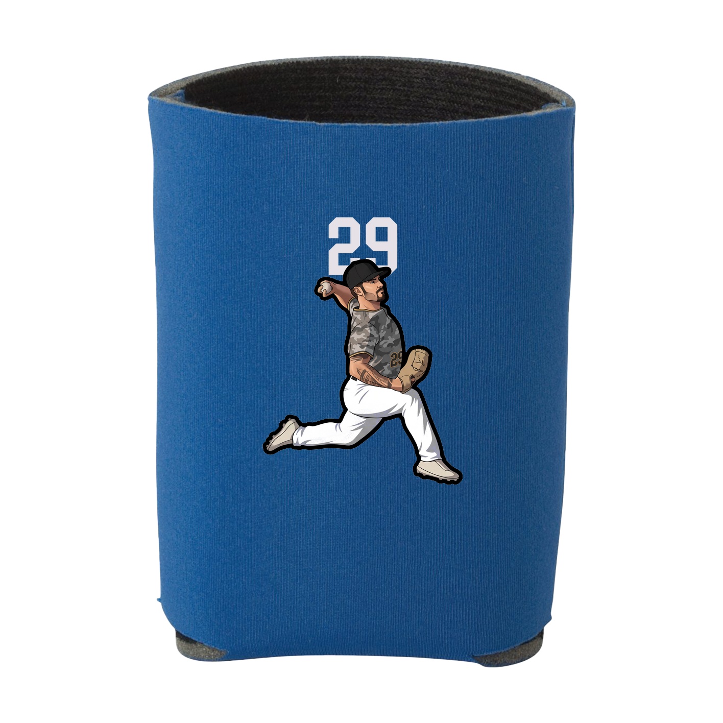 Can Holder — Number Top in Royal