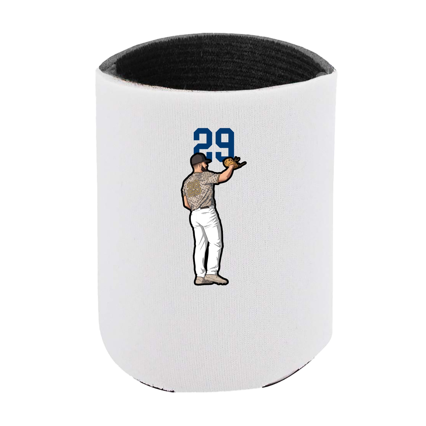 Can Holder — Number Top in White