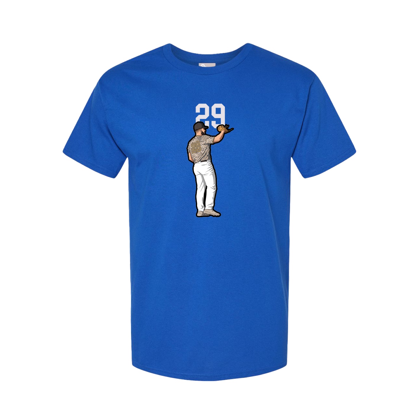 Tee — Number Top in Royal