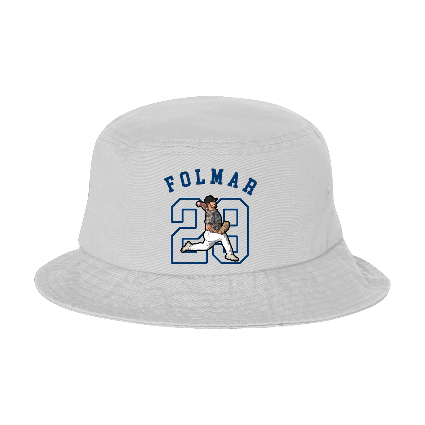 Bucket Cap — Shirsey Arch in White