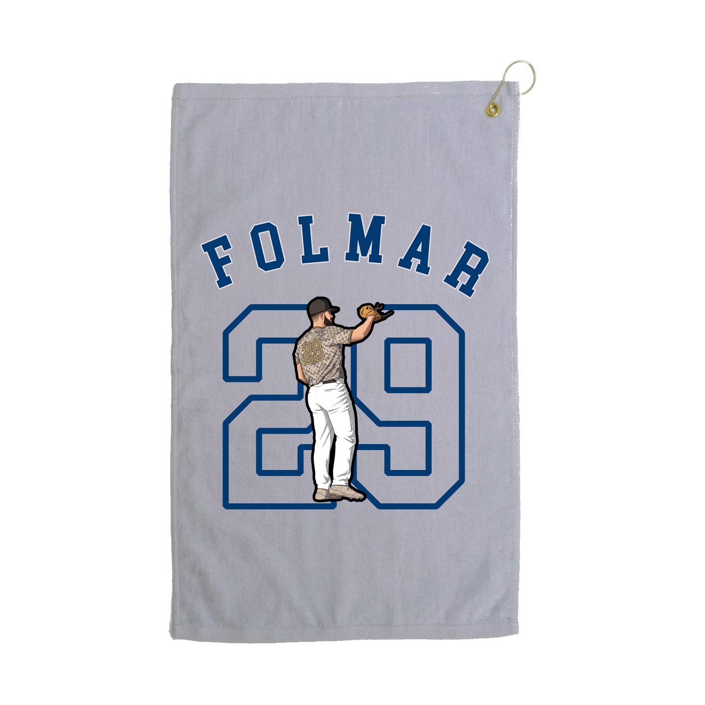 Golf Towel — Shirsey Arch in Grey