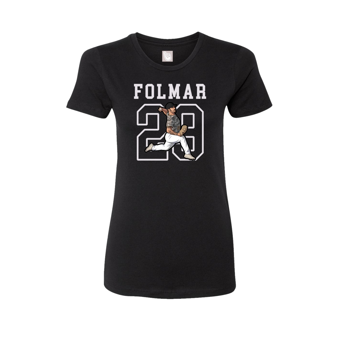Fitted Women's Tee — Shirsey in Black