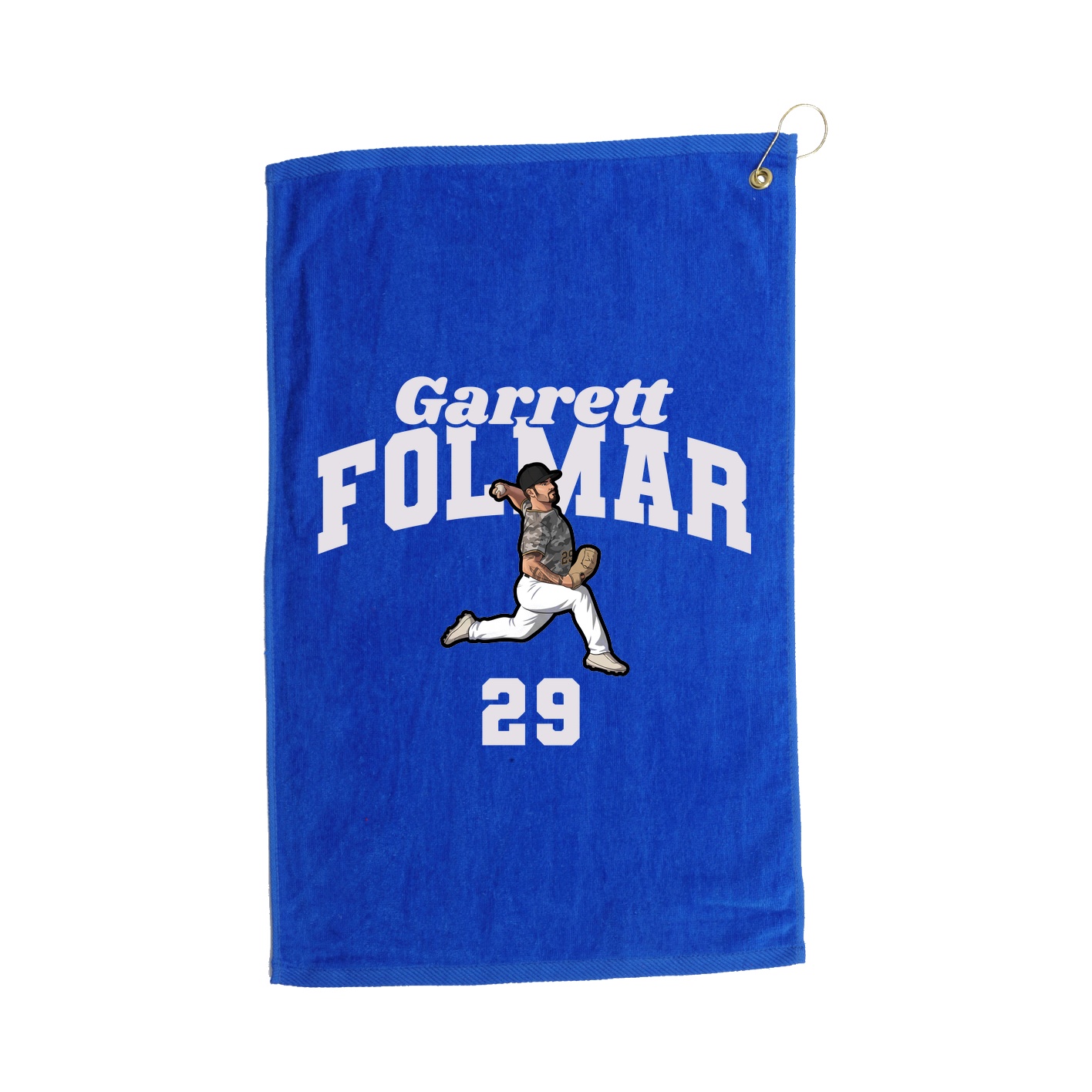 Golf Towel — Signature Arch in Royal