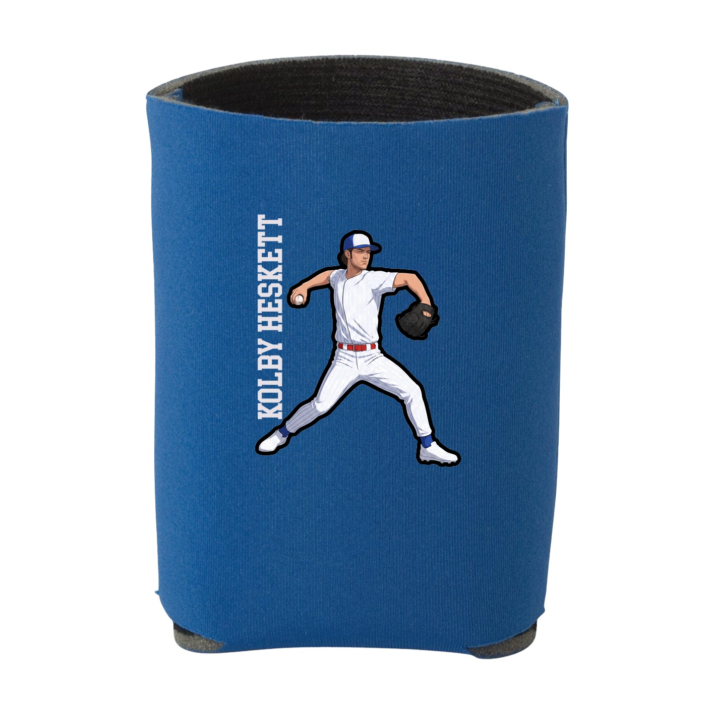 Can Holder — Name Vertical in Royal