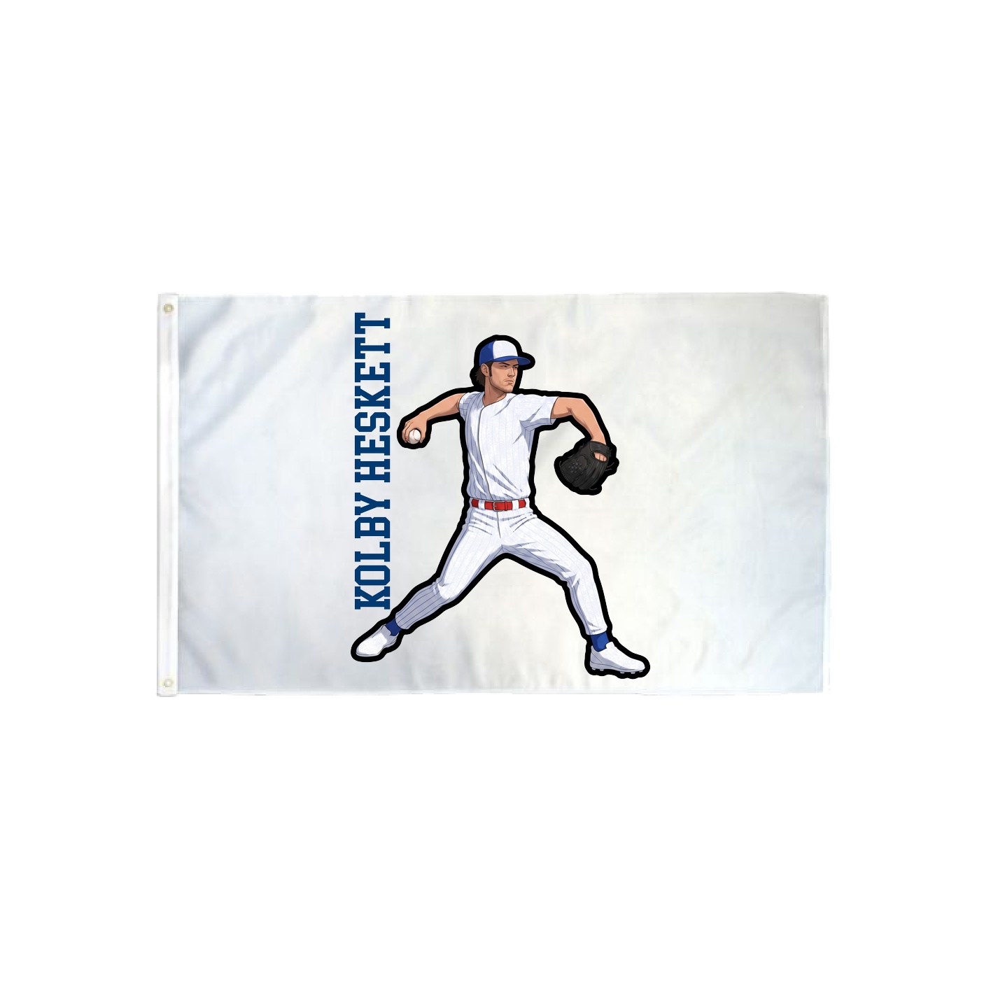 3x5 Flag — Name Vertical in Classic