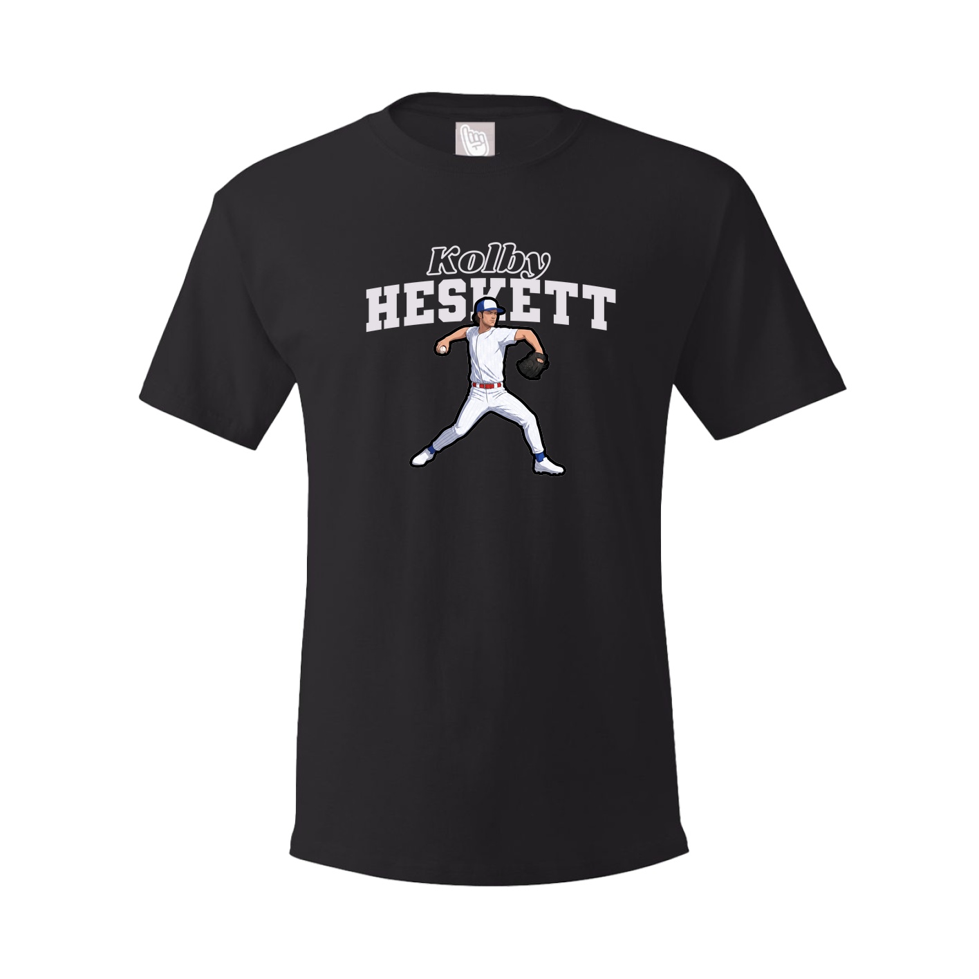 Youth Tee — Name Arch in Black