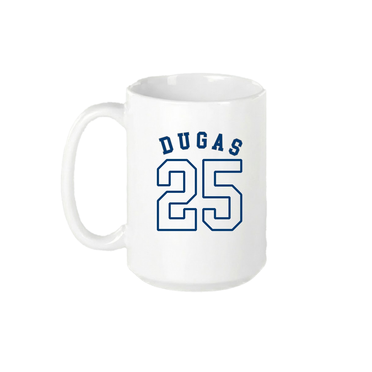 15oz Coffee Mug — Shirsey Arch in White