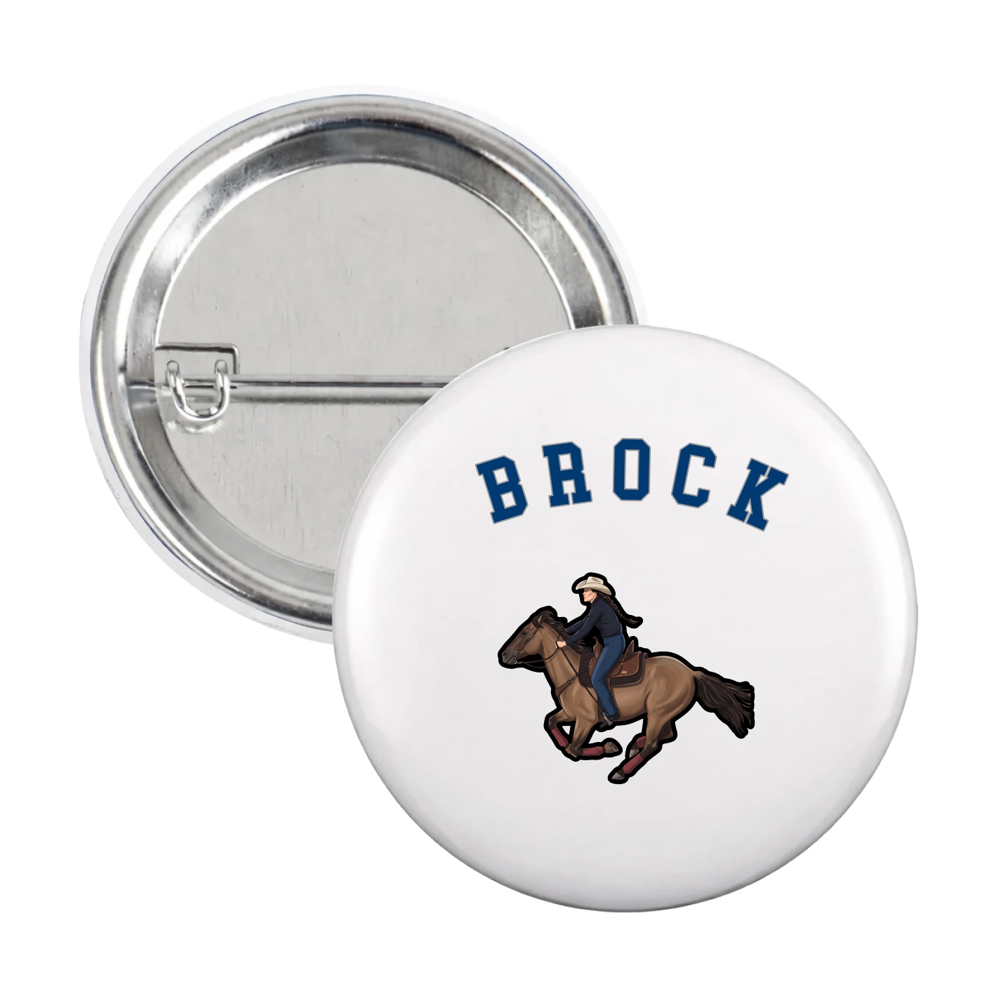 Game Day Button — Shirsey Arch in White