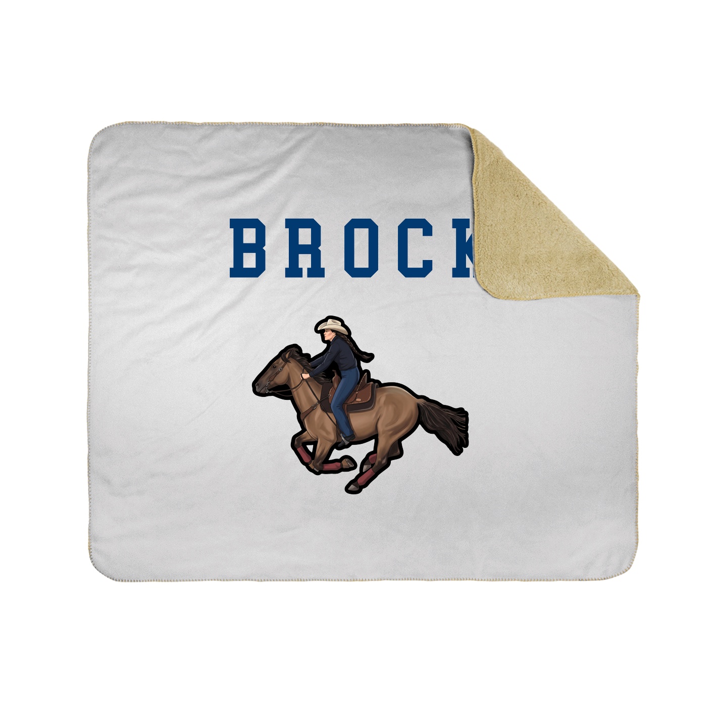 Throw Blanket — Shirsey in White