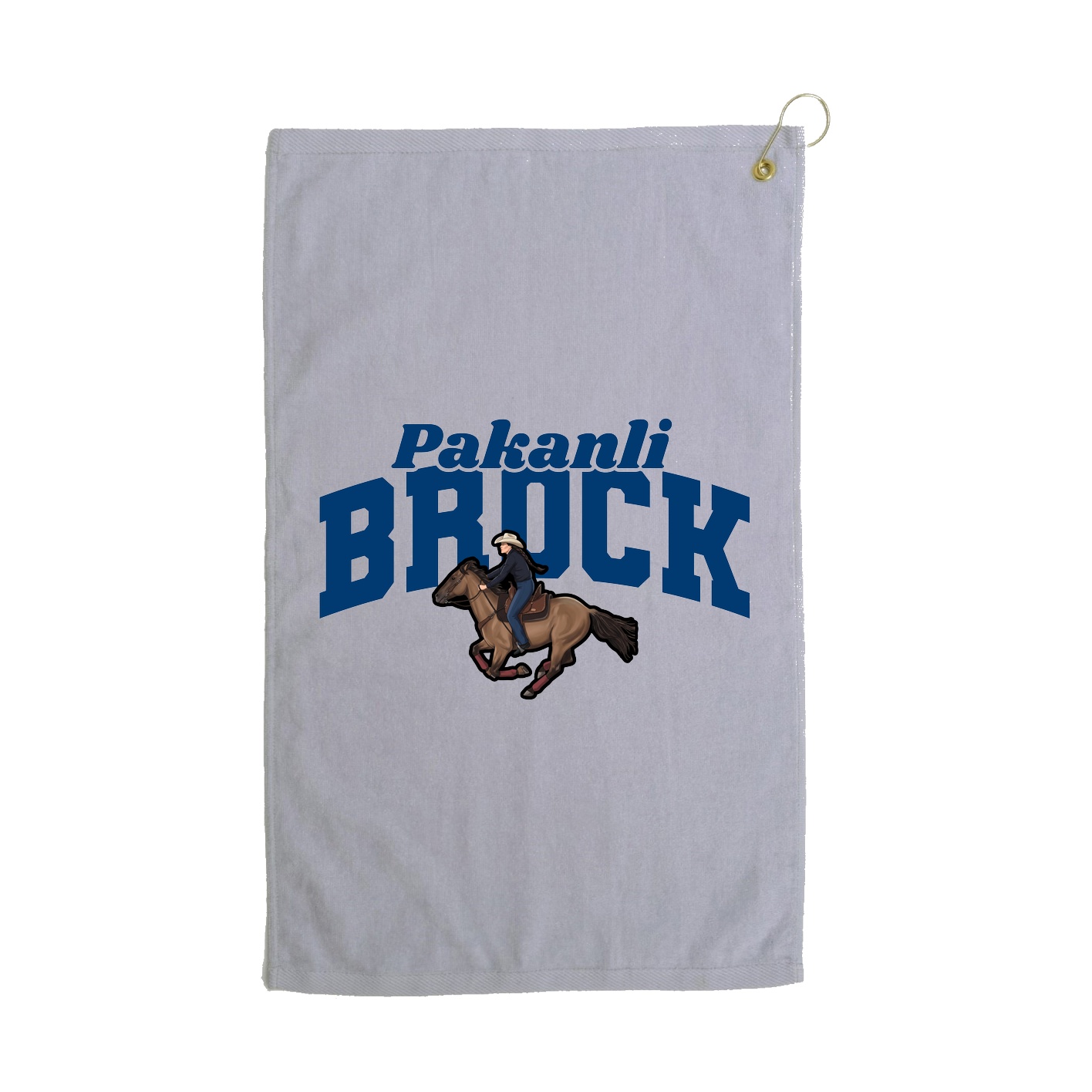 Golf Towel — Signature Arch in Grey