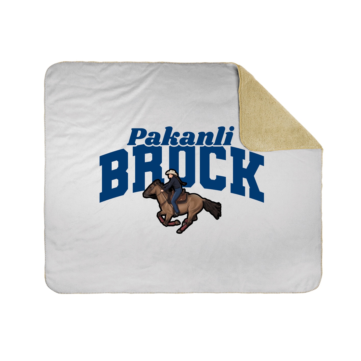 Throw Blanket — Signature Arch in White