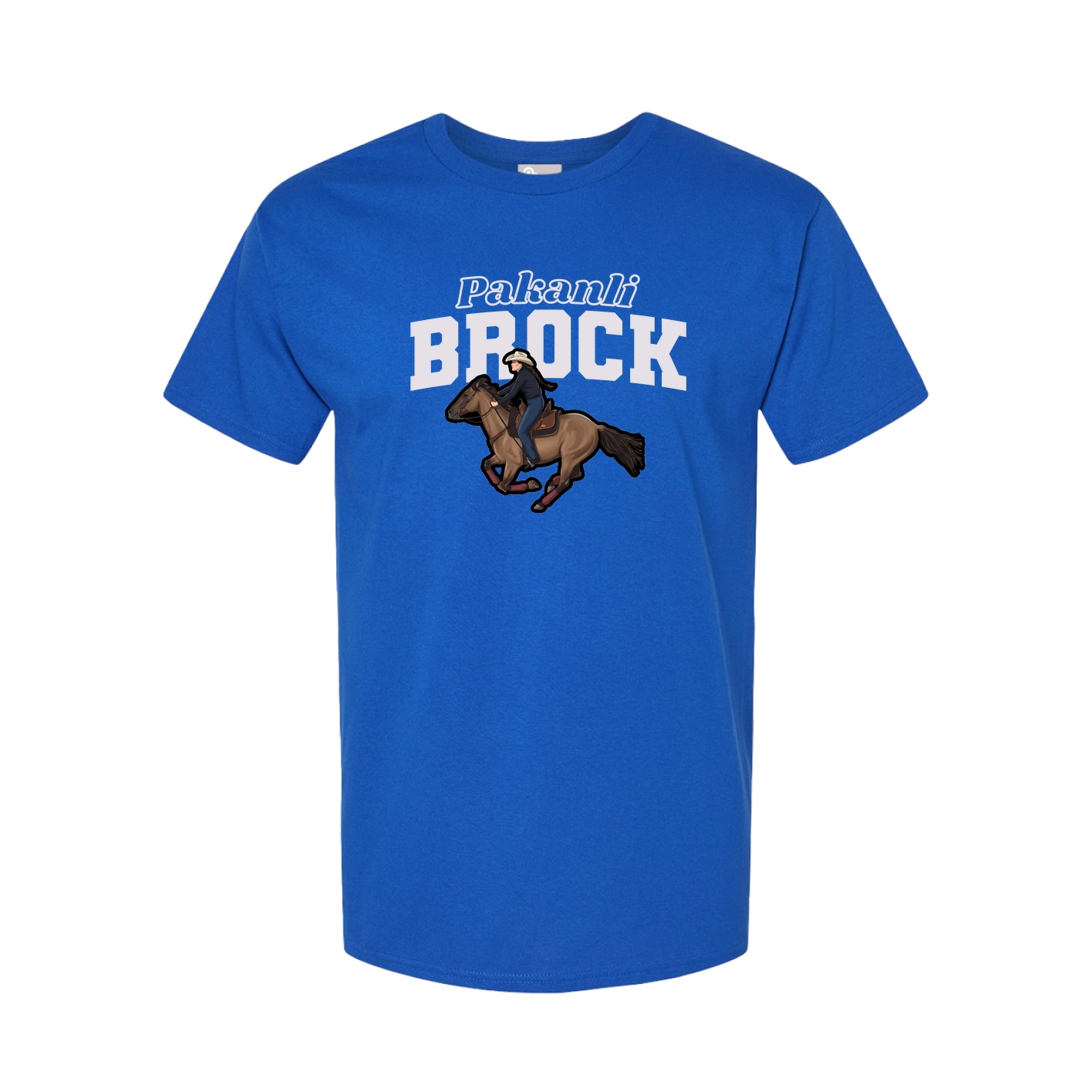 Youth Tee — Name Arch in Royal
