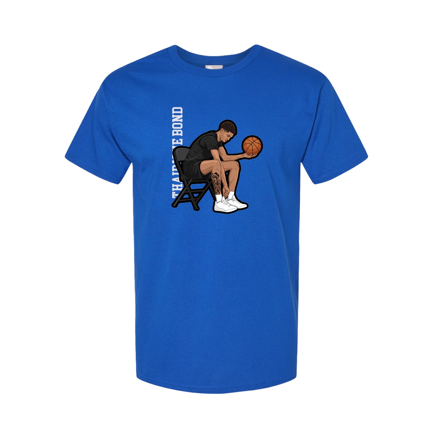 Tee — Name Vertical in Royal