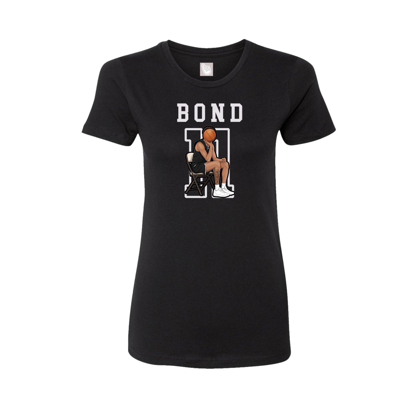 Fitted Women's Tee — Shirsey in Black