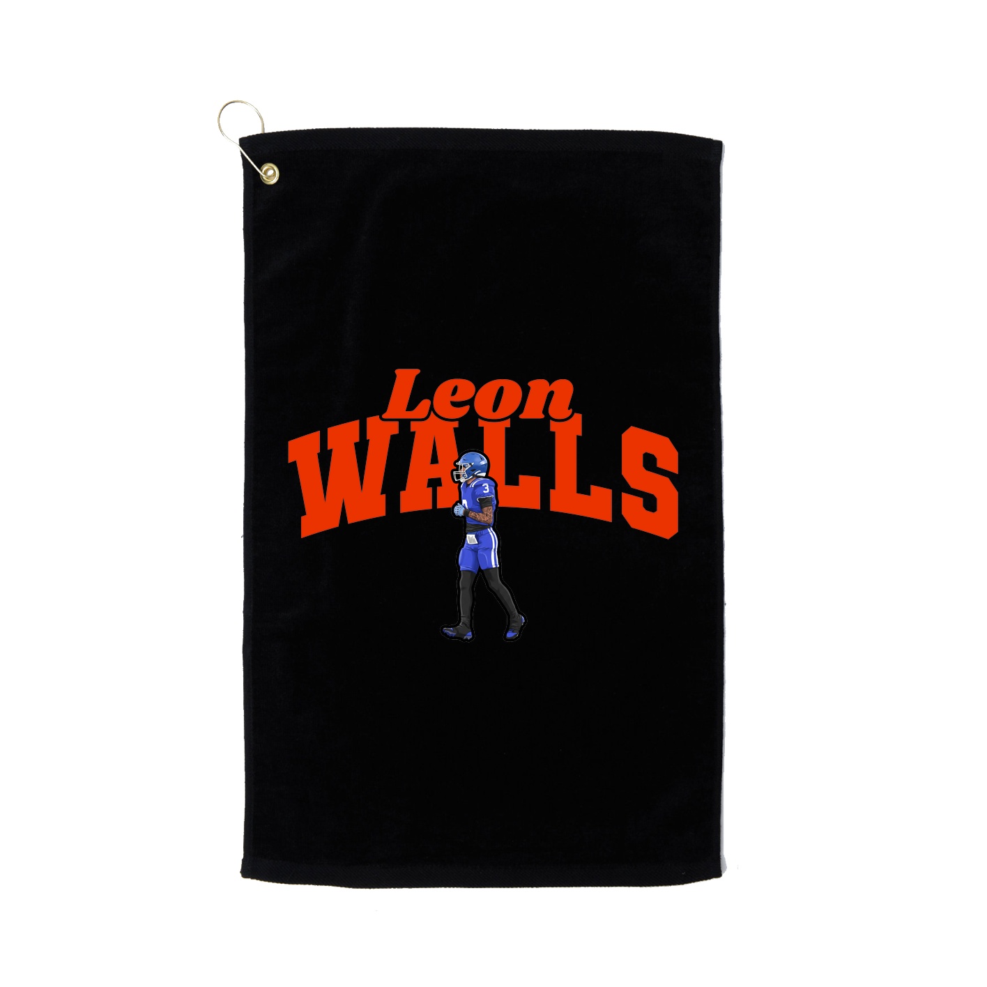 Golf Towel — Signature Arch in Black
