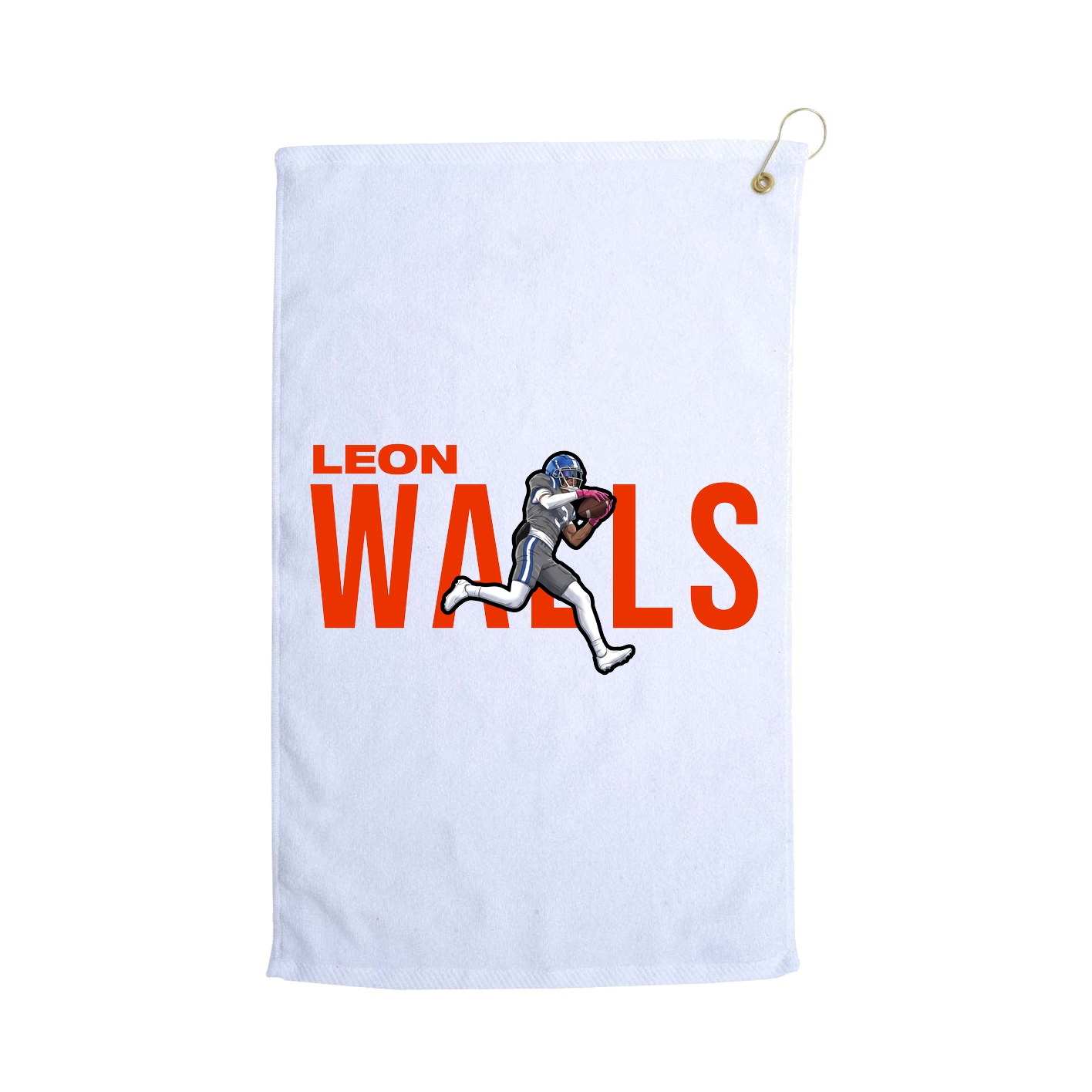 Golf Towel — Player Name in White