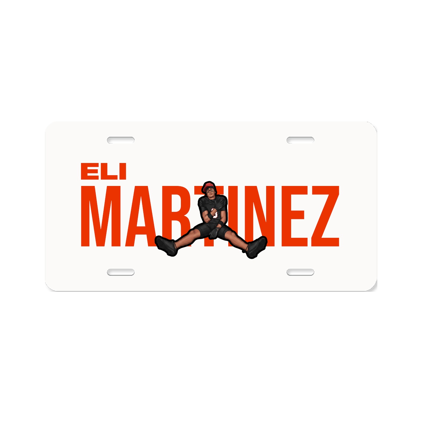 License Plate — Player Name in Classic