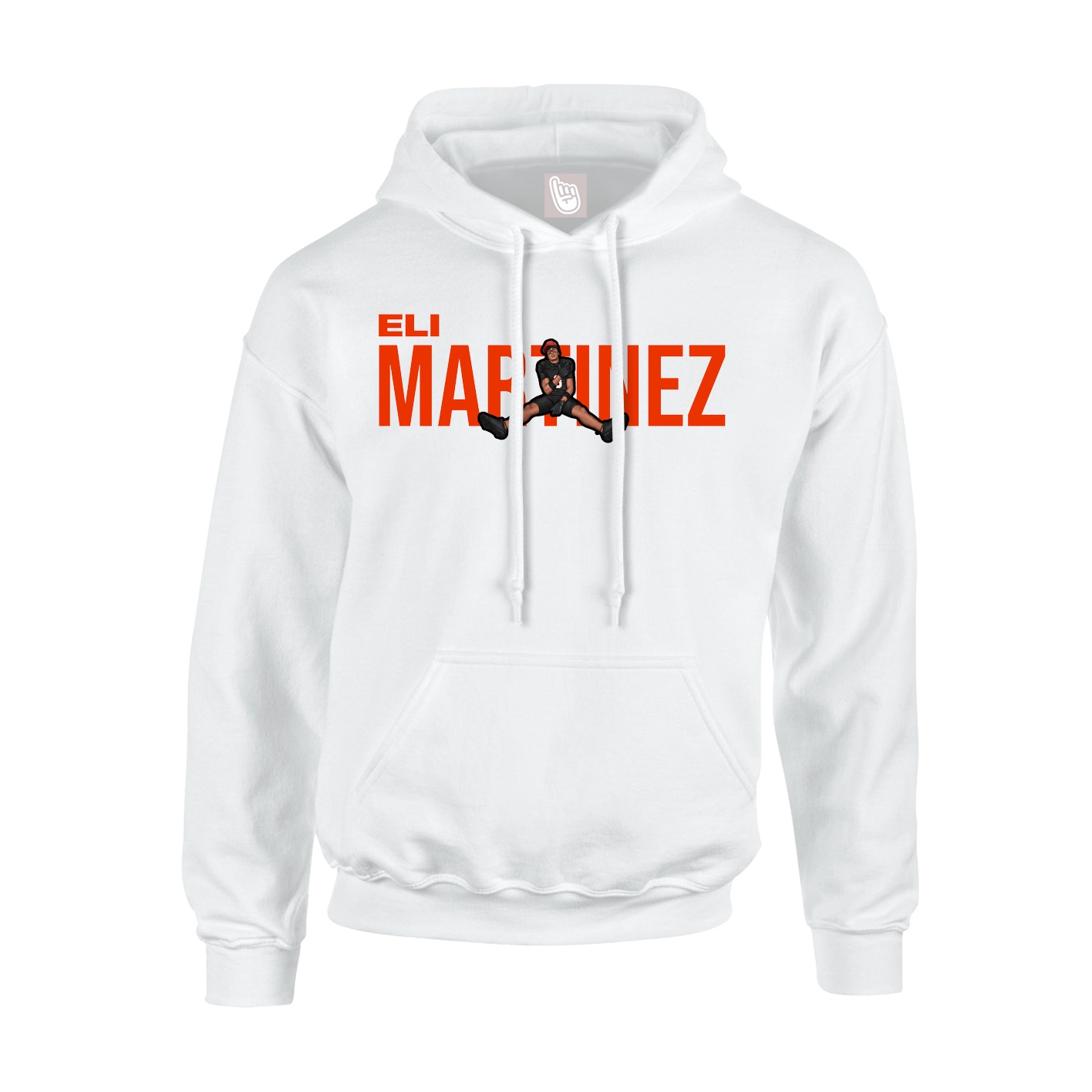 Hoodie — Player Name in White