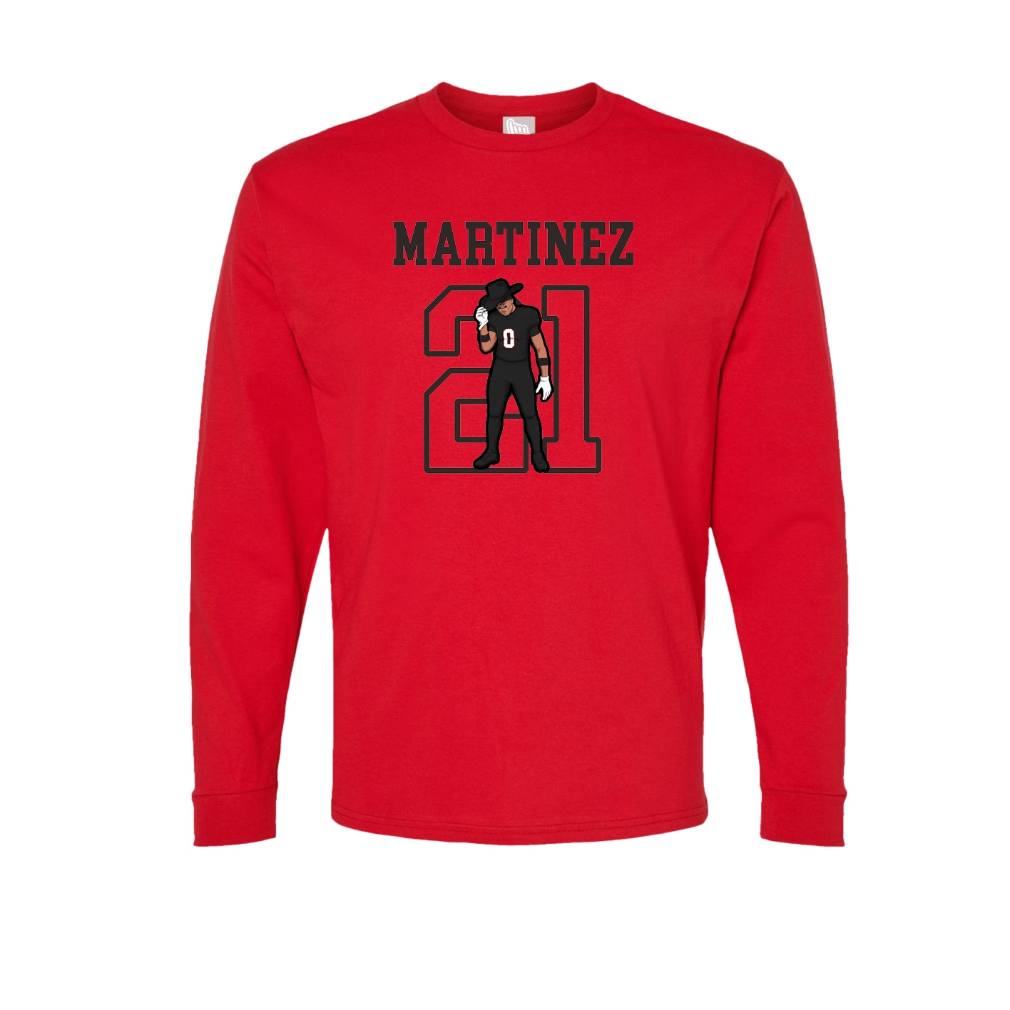 Long Sleeve Tee — Shirsey in Red