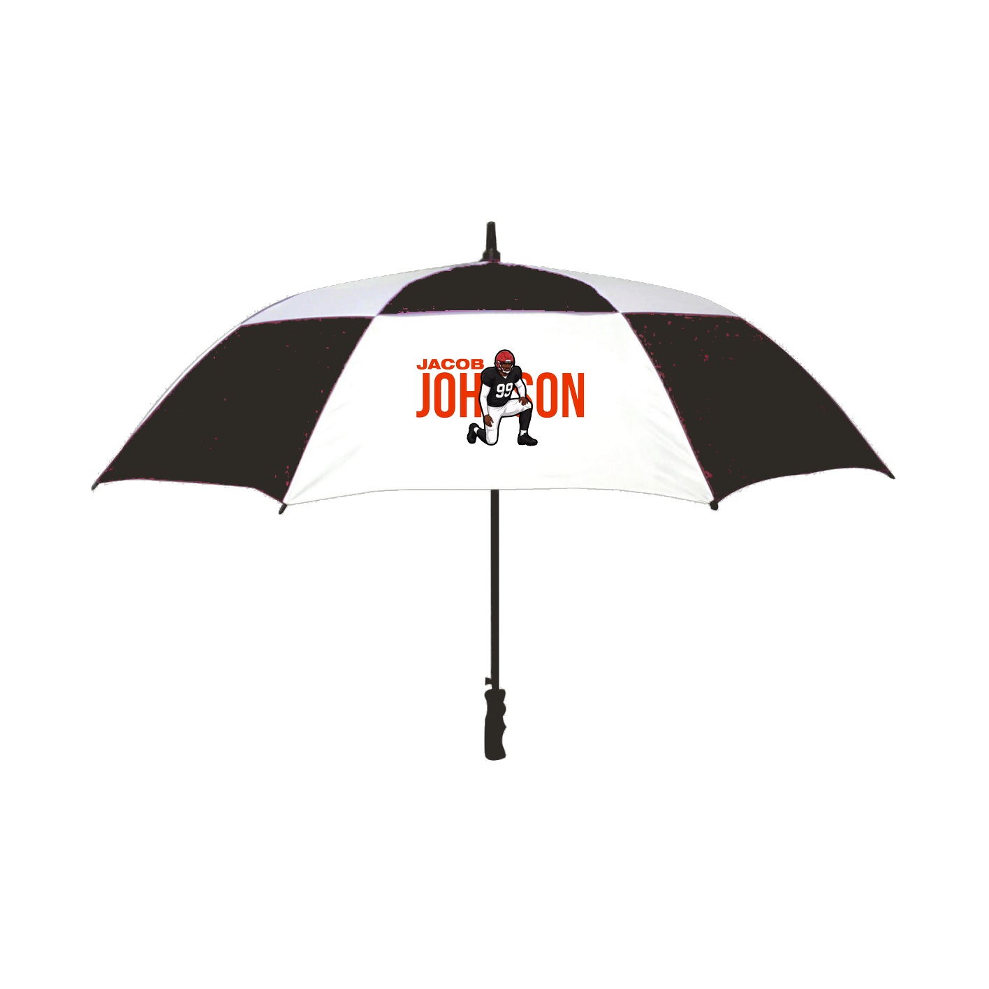 Golf Umbrella — Player Name in Black