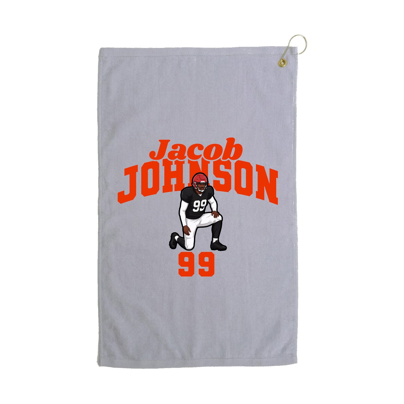 Golf Towel — Signature Arch in Grey