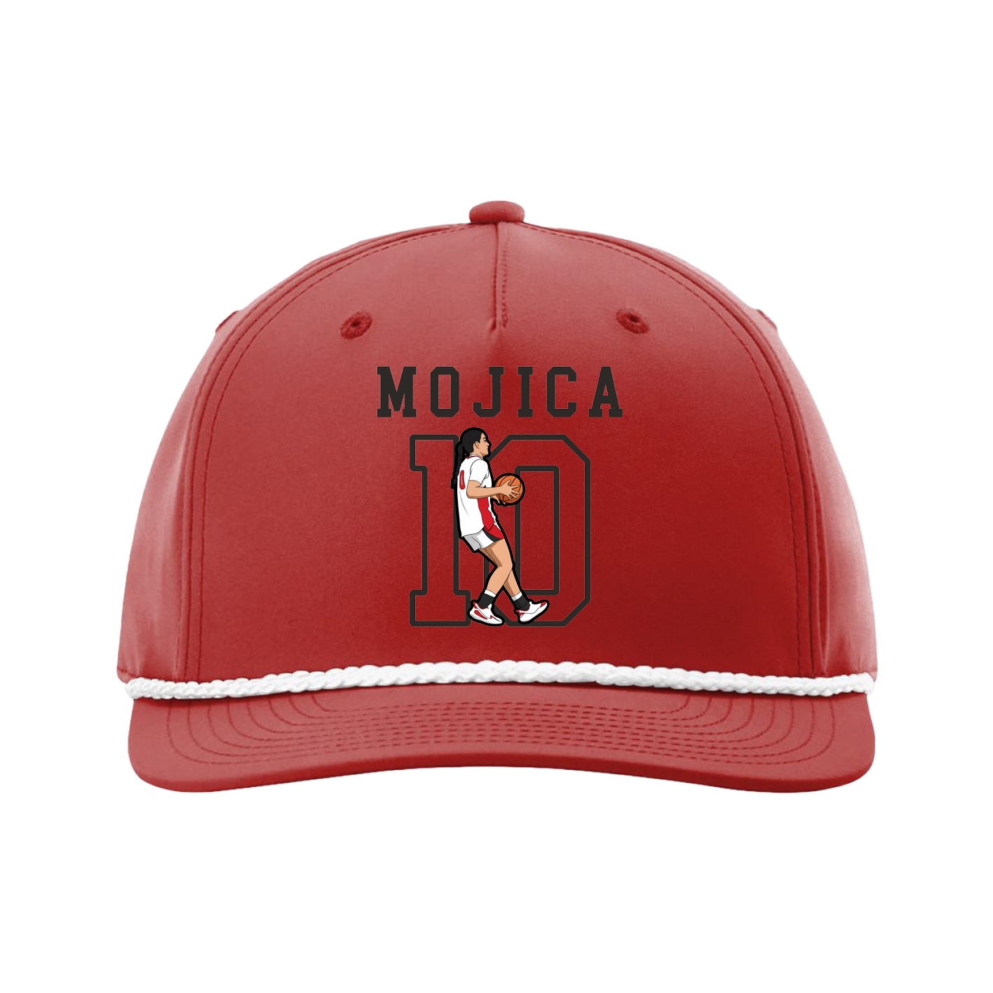 Five-Panel Classic Rope Cap — Shirsey in Red