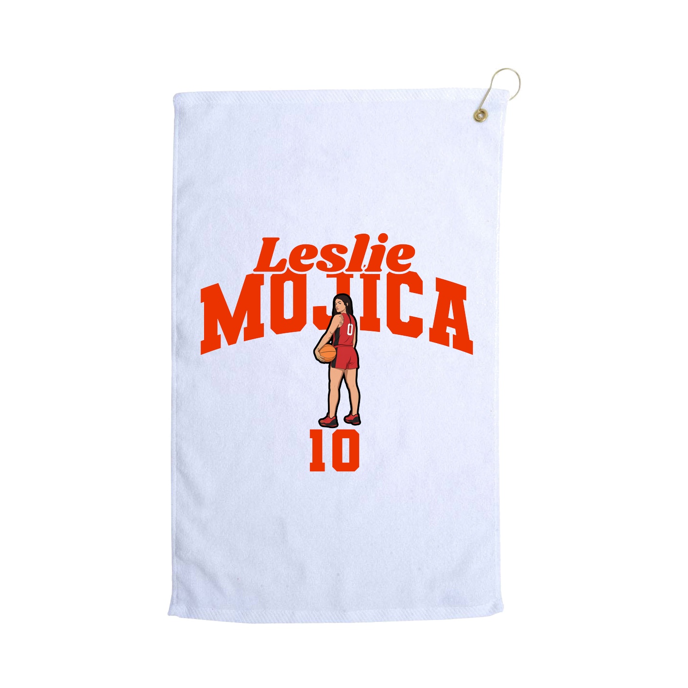 Golf Towel — Signature Arch in White