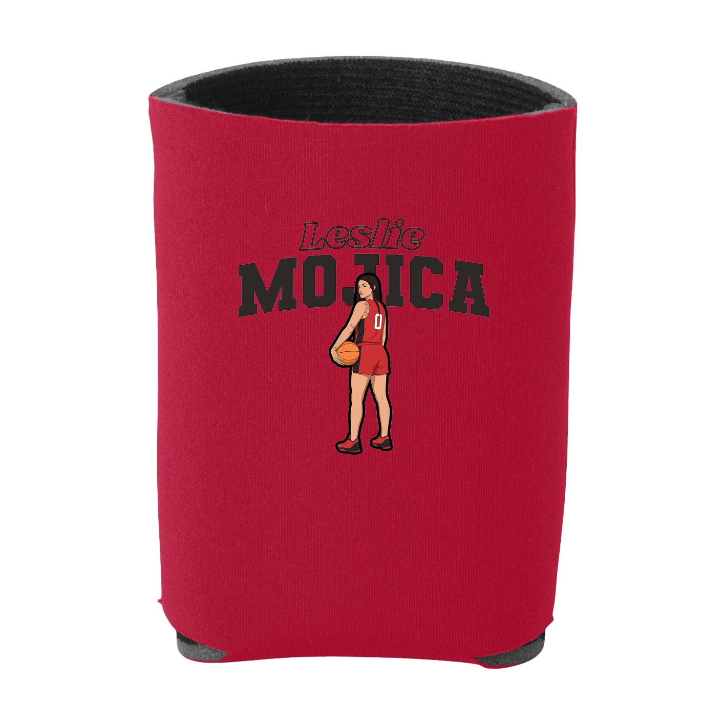 Can Holder — Name Arch in Red