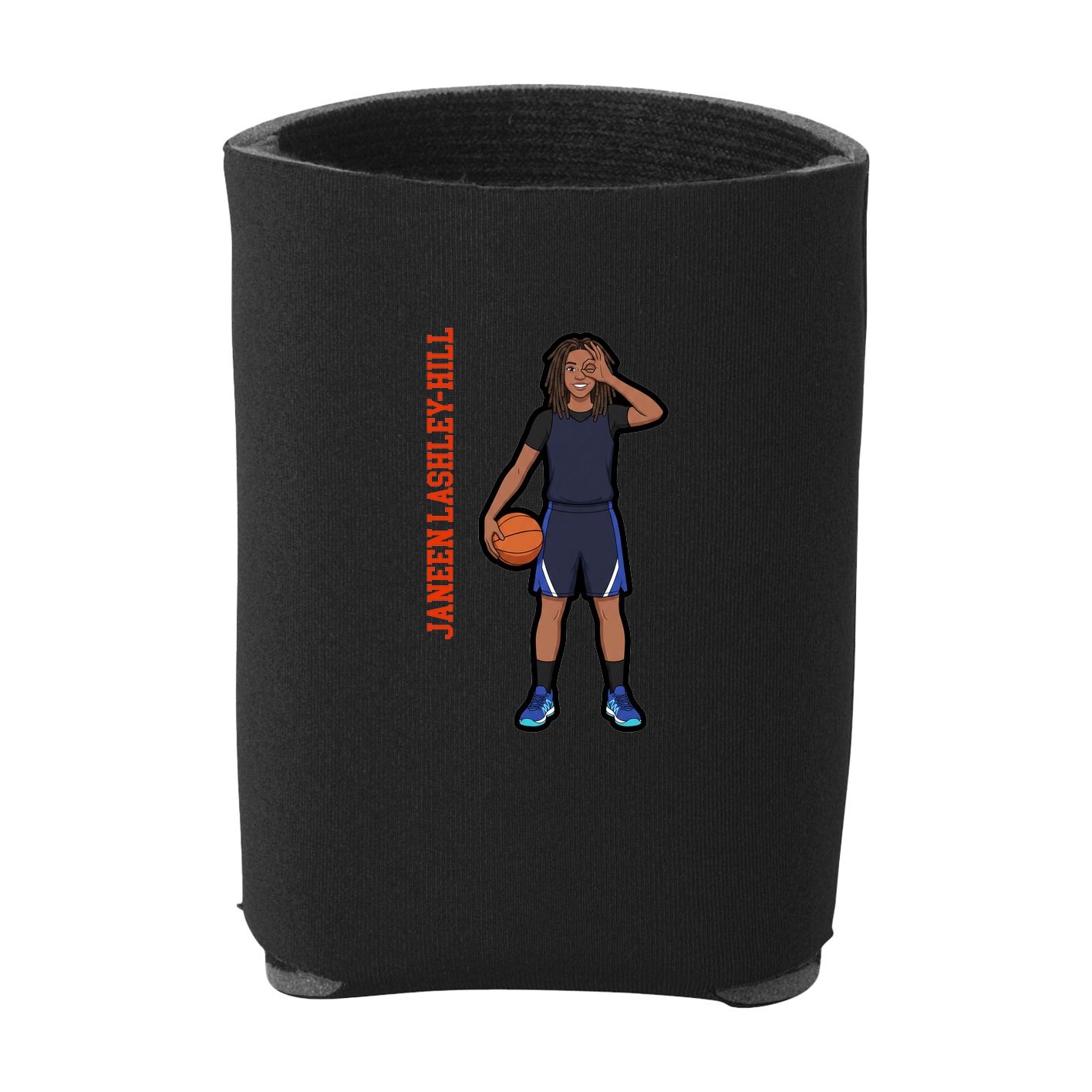 Can Holder — Name Vertical in Black