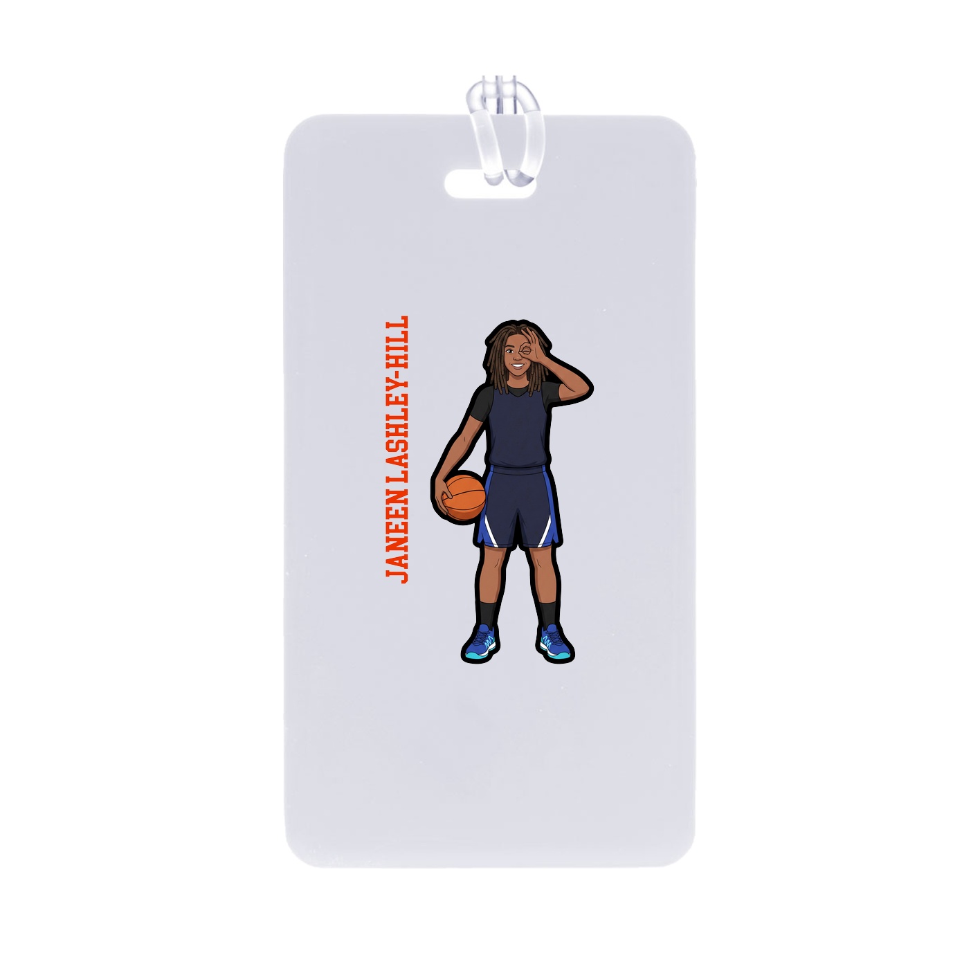 Bag Tag — Name Vertical in Classic