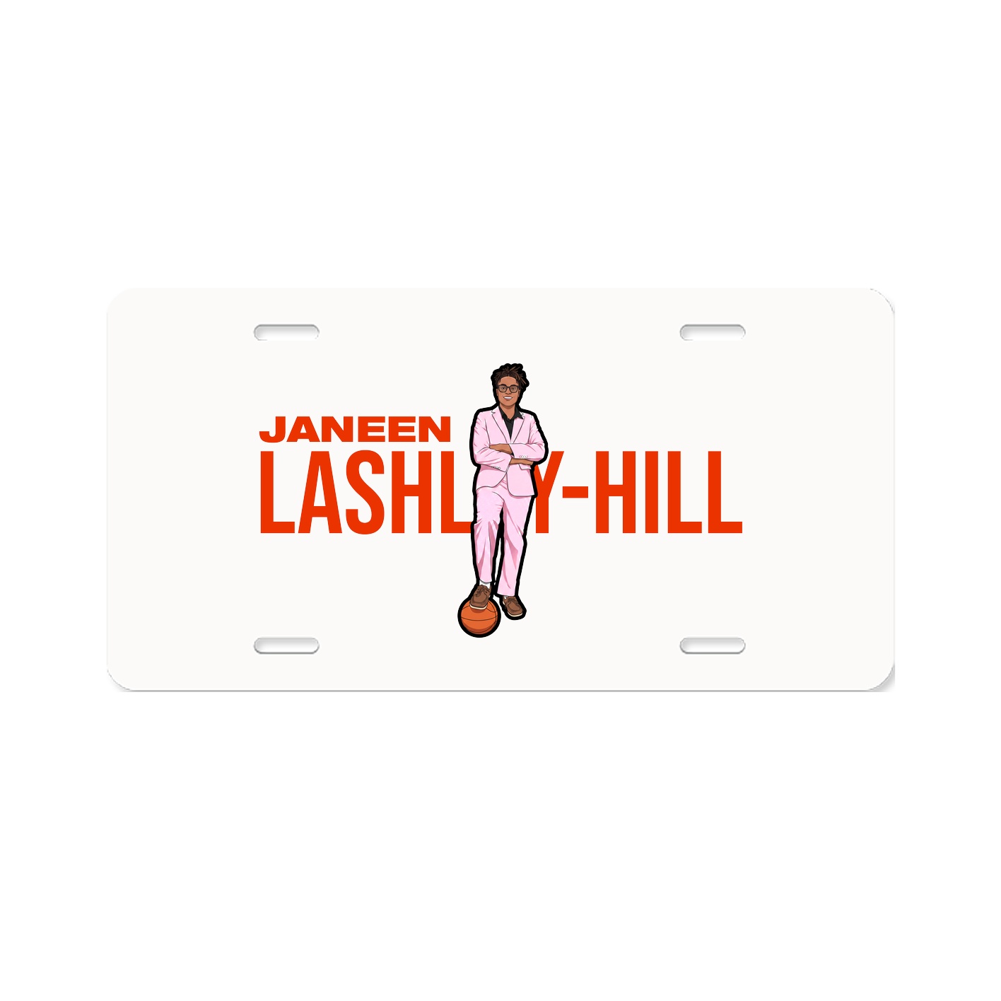 License Plate — Player Name in Classic