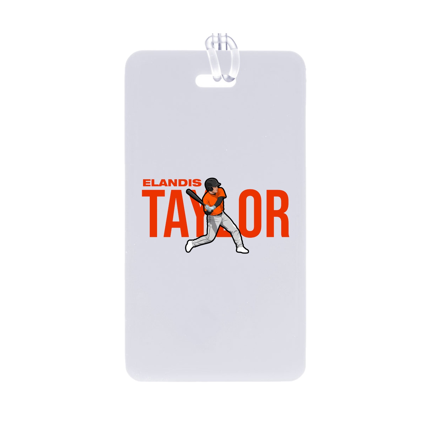 Bag Tag — Player Name in Classic