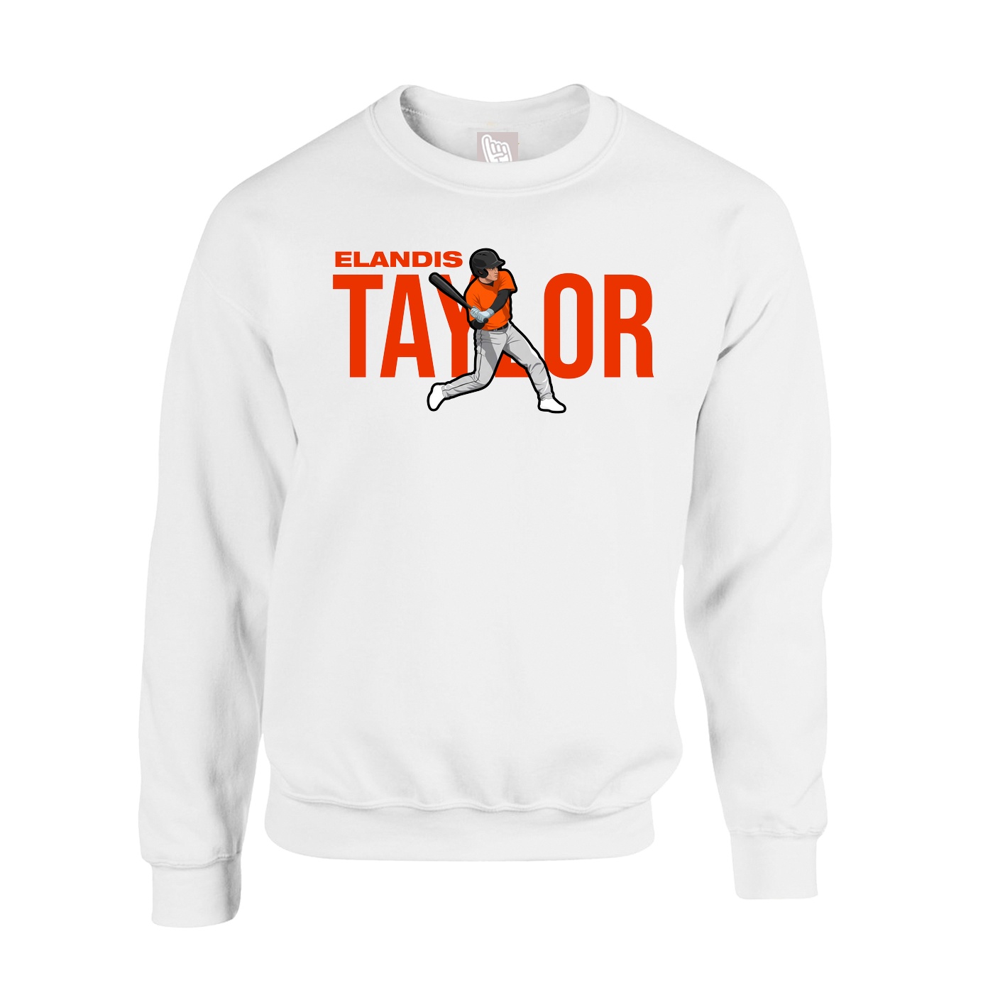 Fleece Crew — Player Name in White