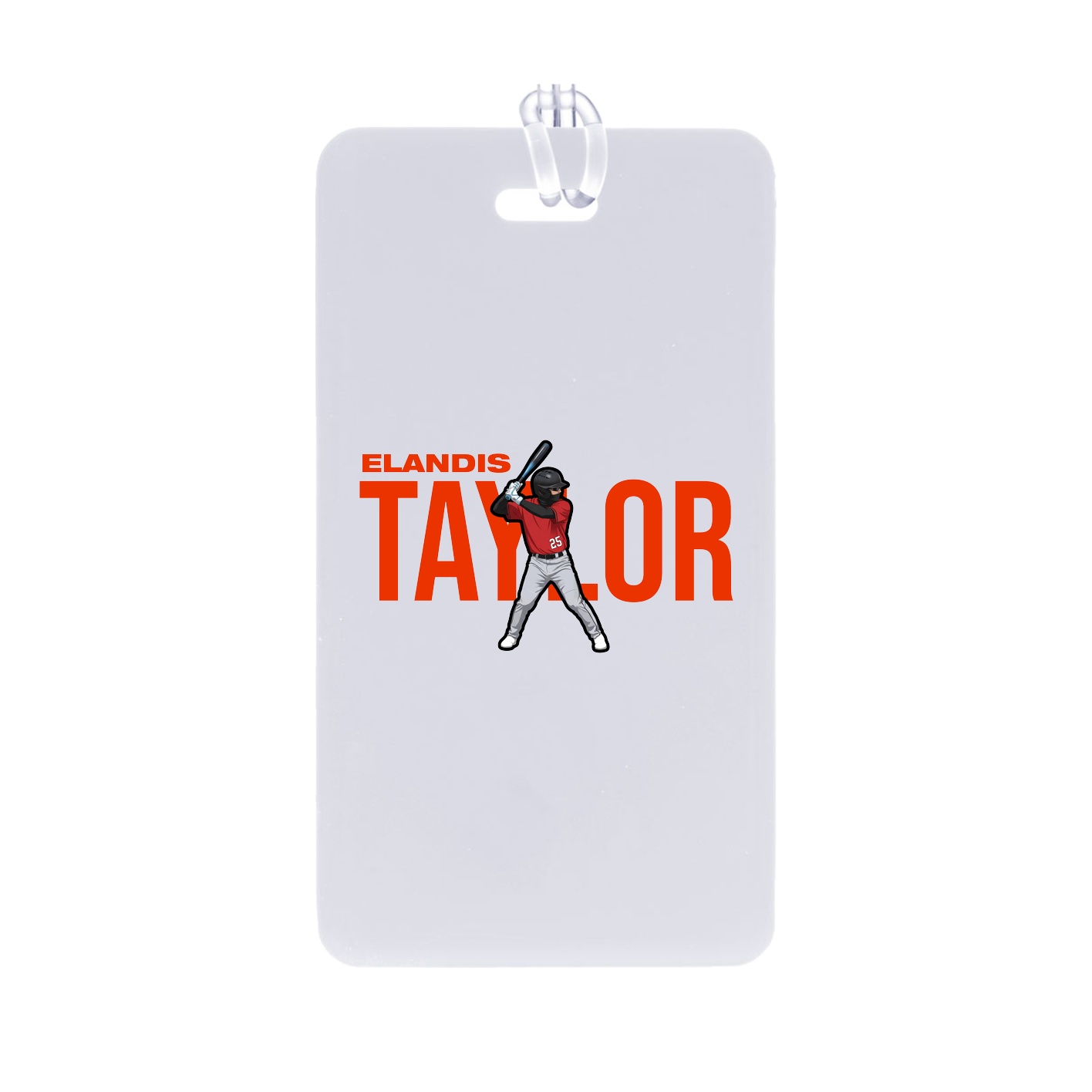 Bag Tag — Player Name in Classic