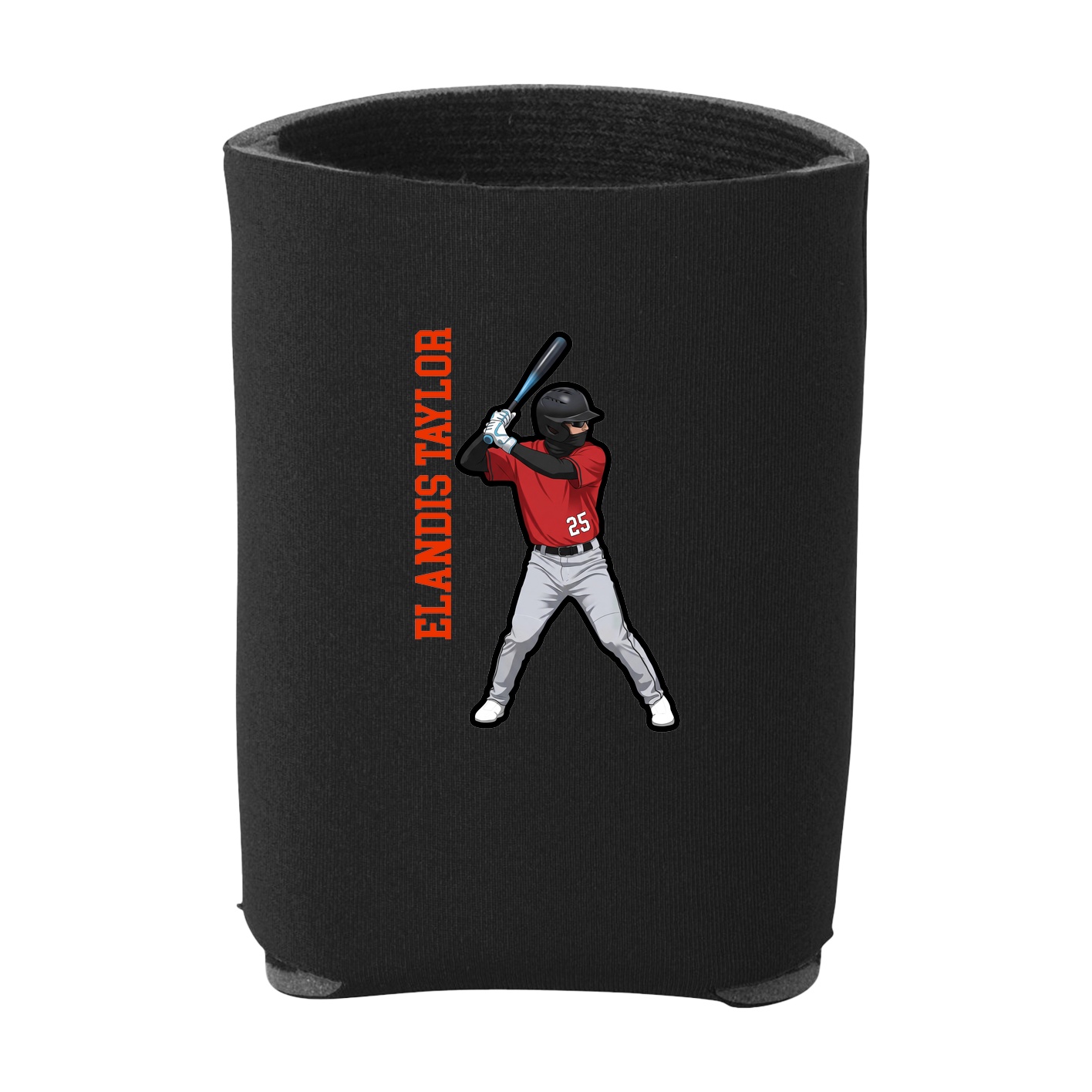 Can Holder — Name Vertical in Black