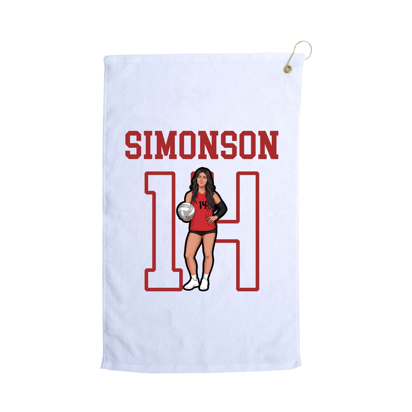 Golf Towel — Shirsey in White