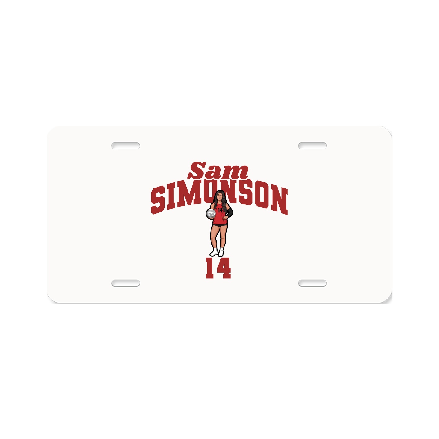 License Plate — Signature Arch in Classic
