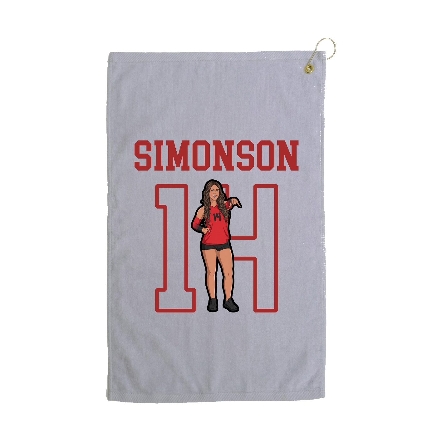 Golf Towel — Shirsey in Grey