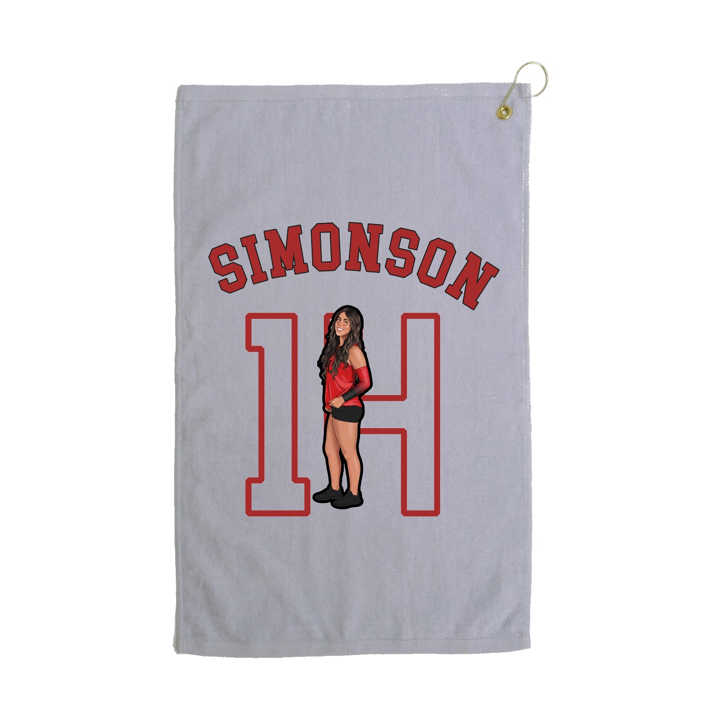 Golf Towel — Shirsey Arch in Grey