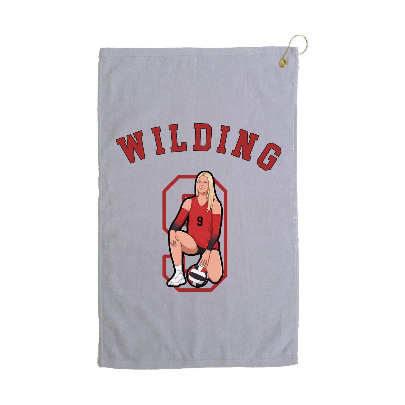 Golf Towel — Shirsey Arch in Grey