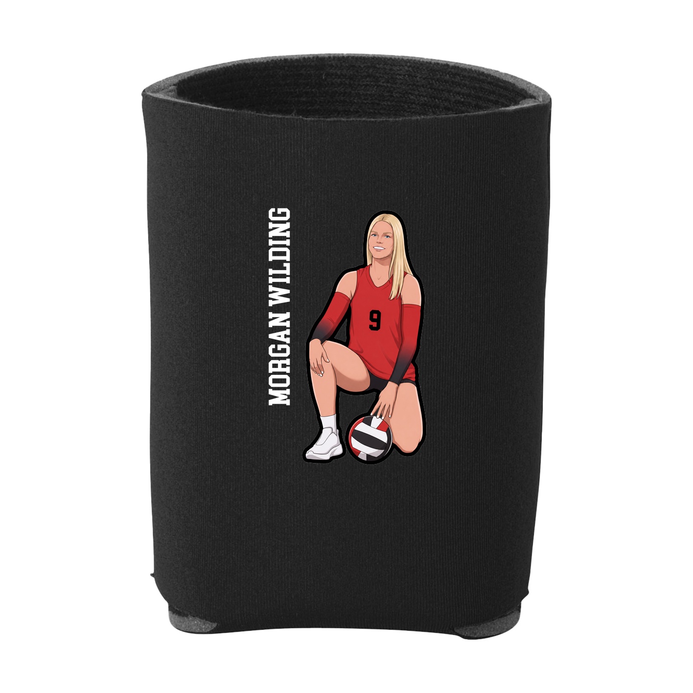 Can Holder — Name Vertical in Black