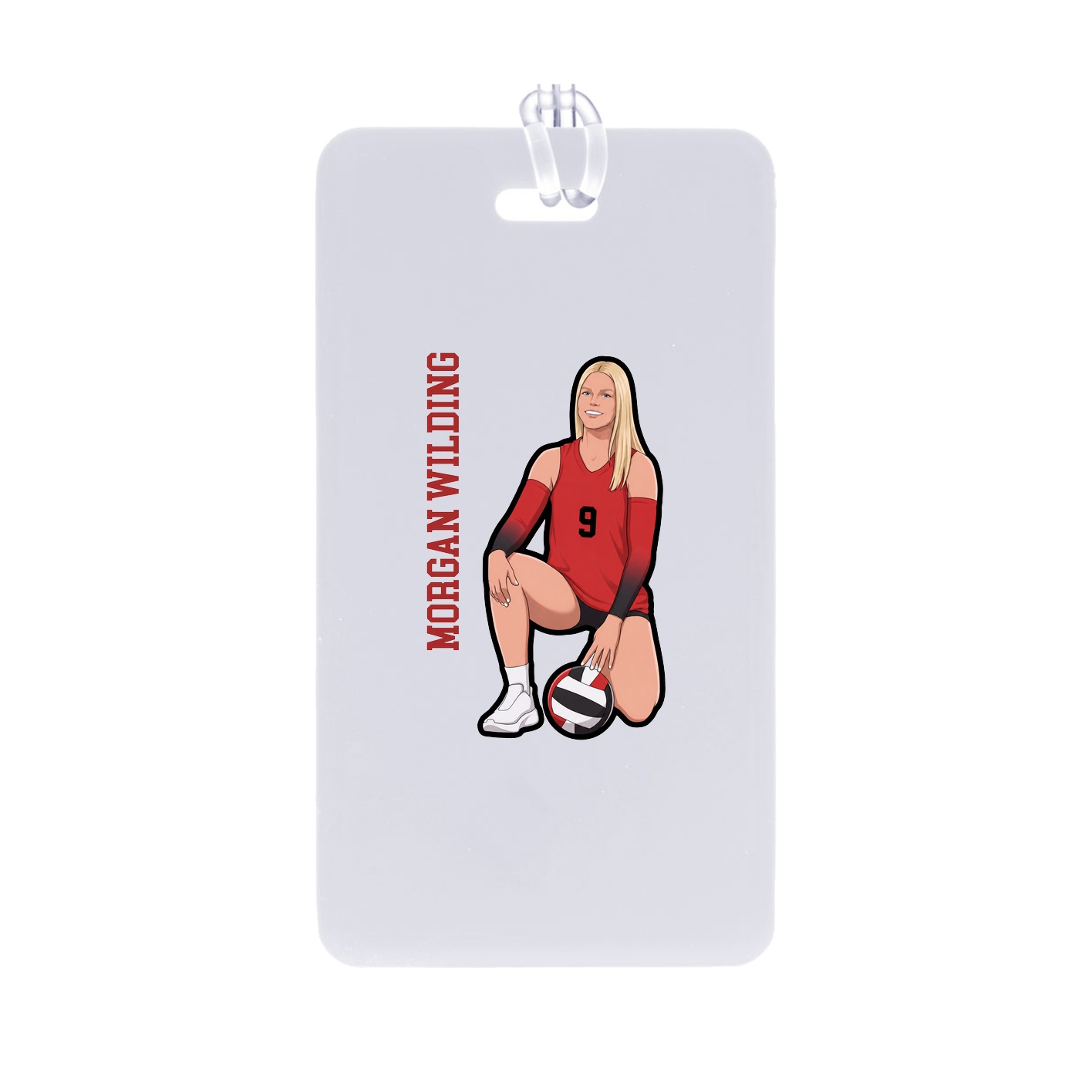 Bag Tag — Name Vertical in Classic