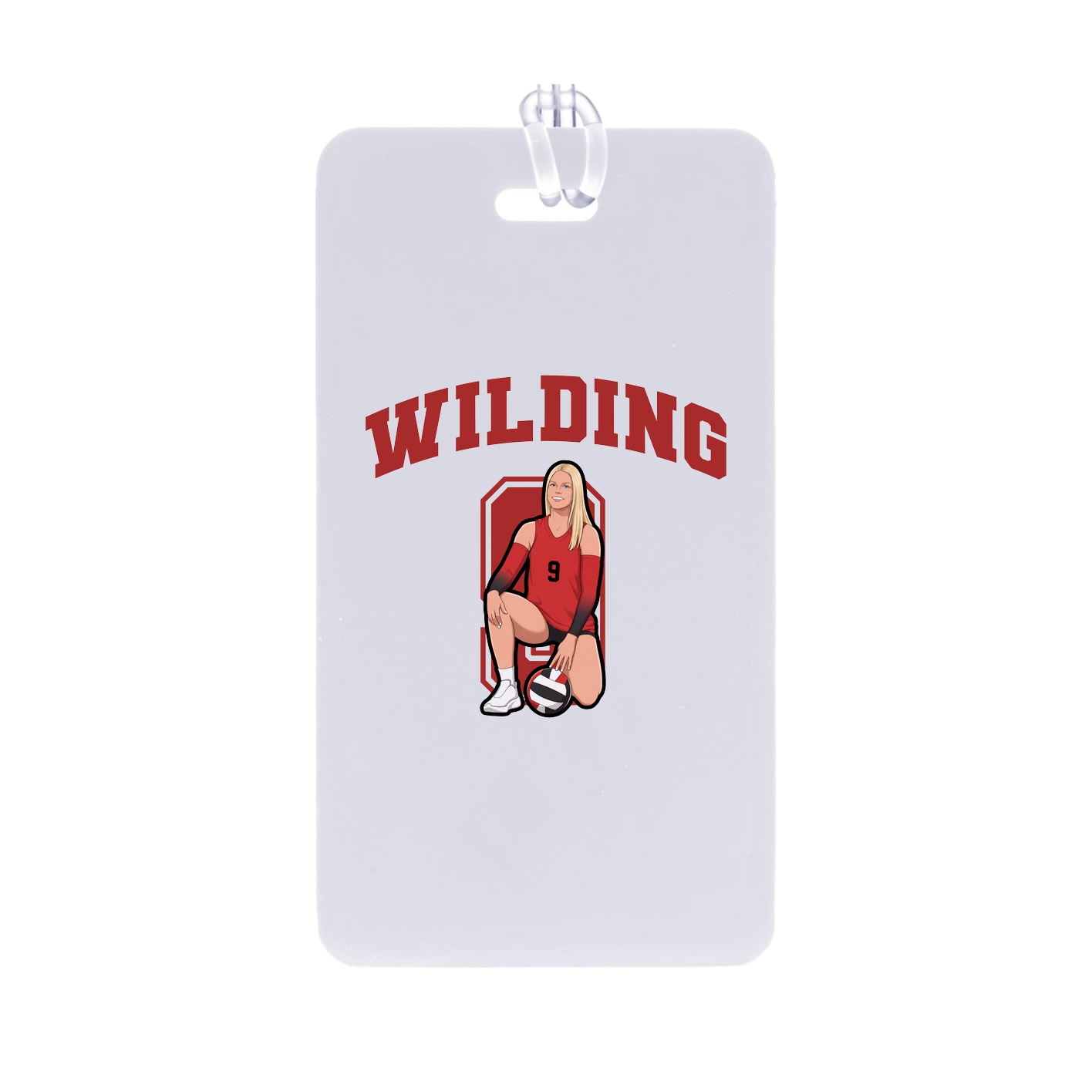 Bag Tag — Number in Classic
