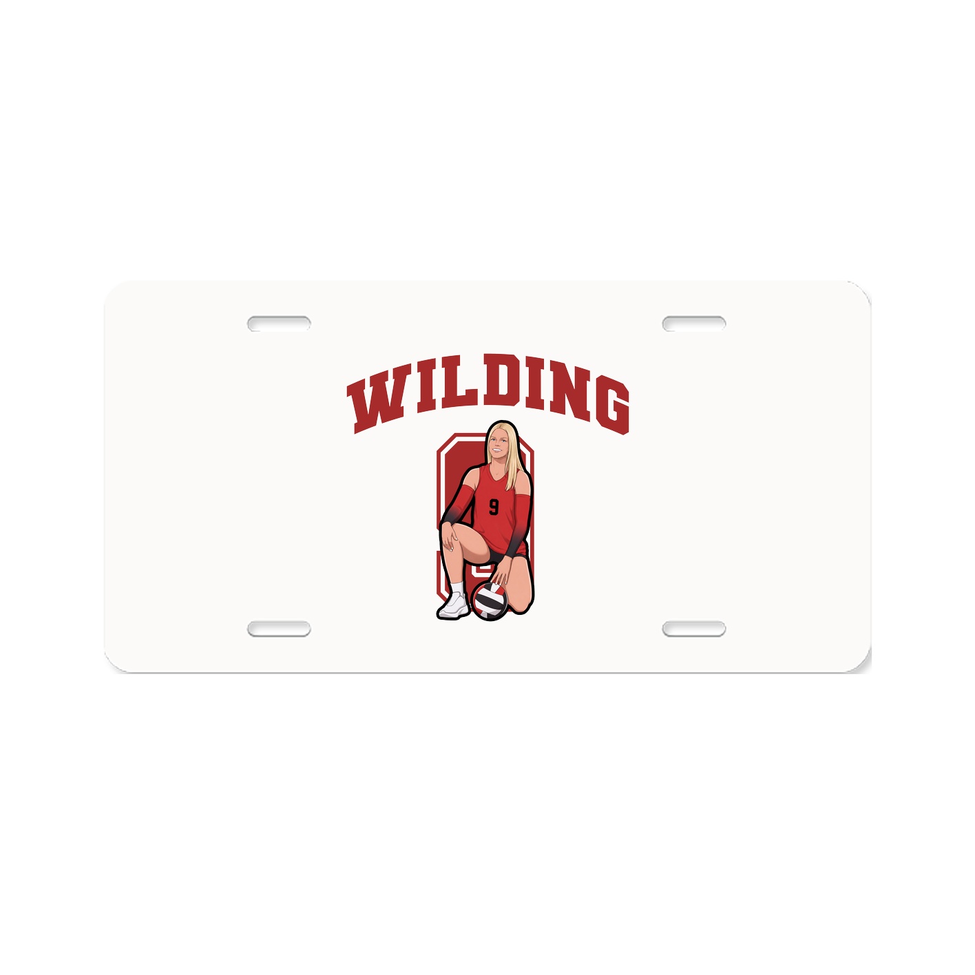 License Plate — Number in Classic