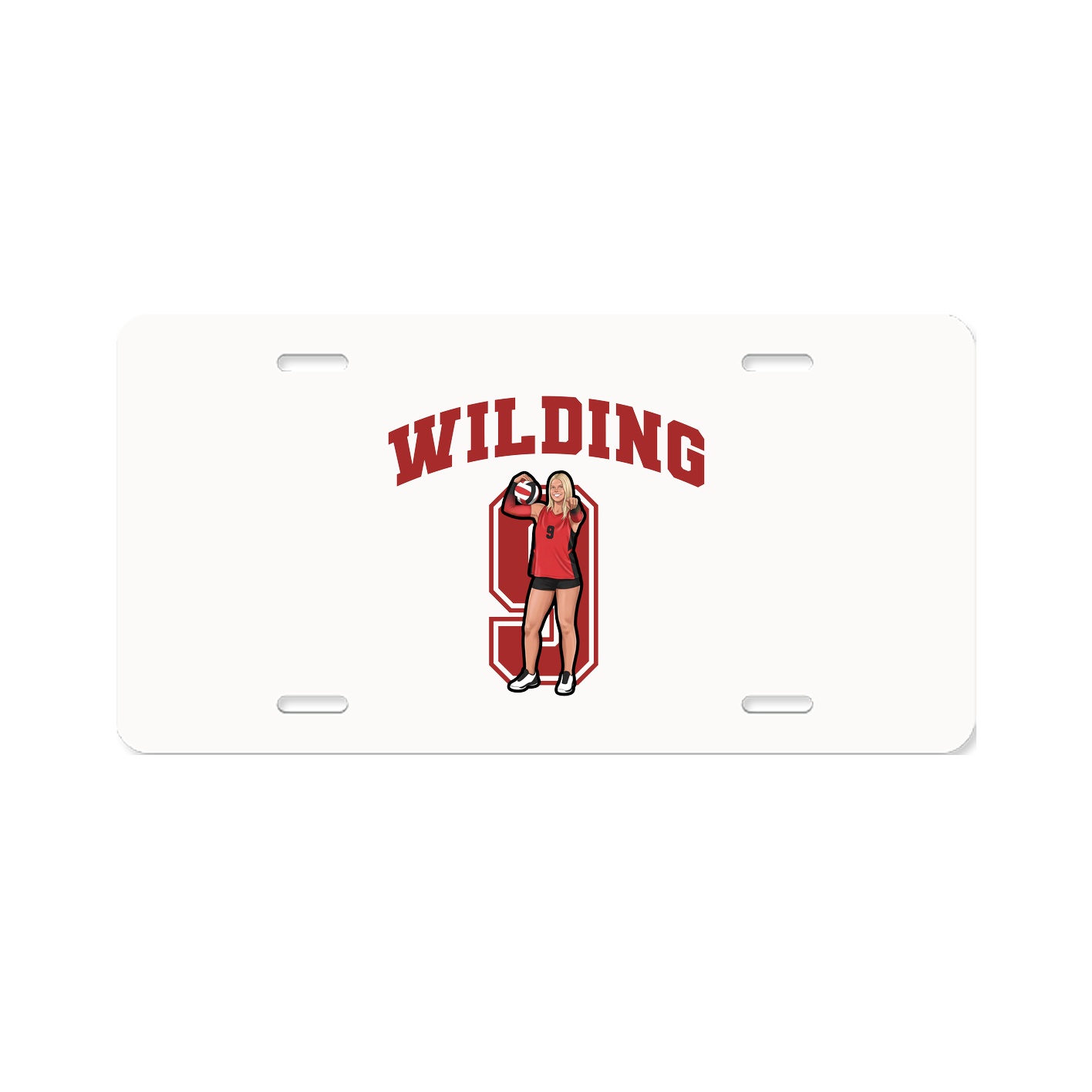 License Plate — Number in Classic